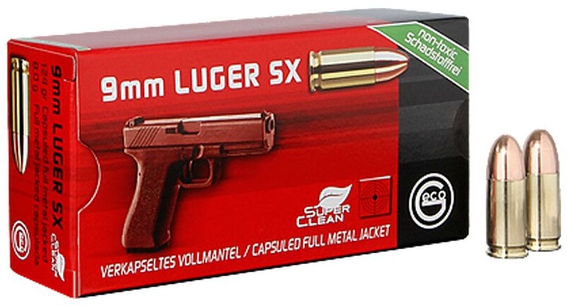 GECO SX 9 mm Luger schadstofffreie Munition