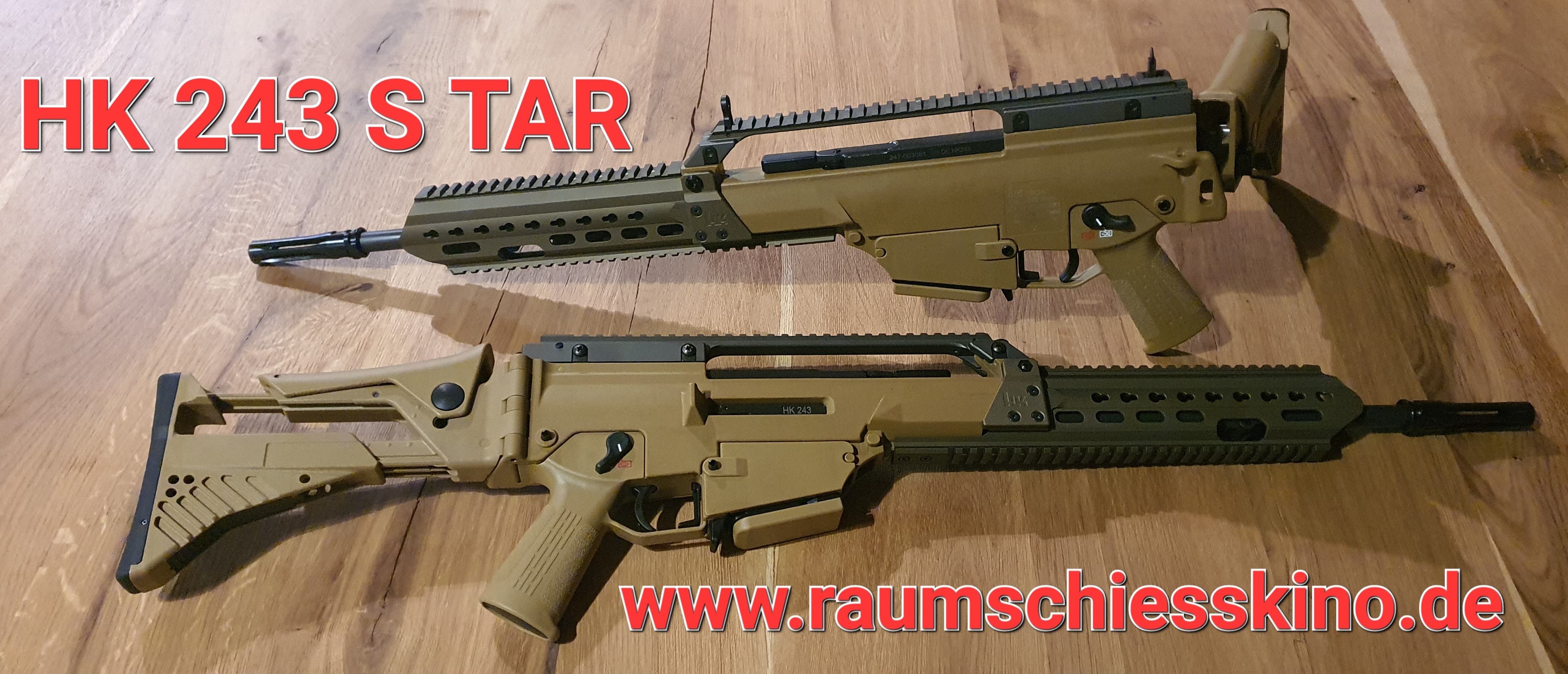 HK 243 S TAR in RAL 8000