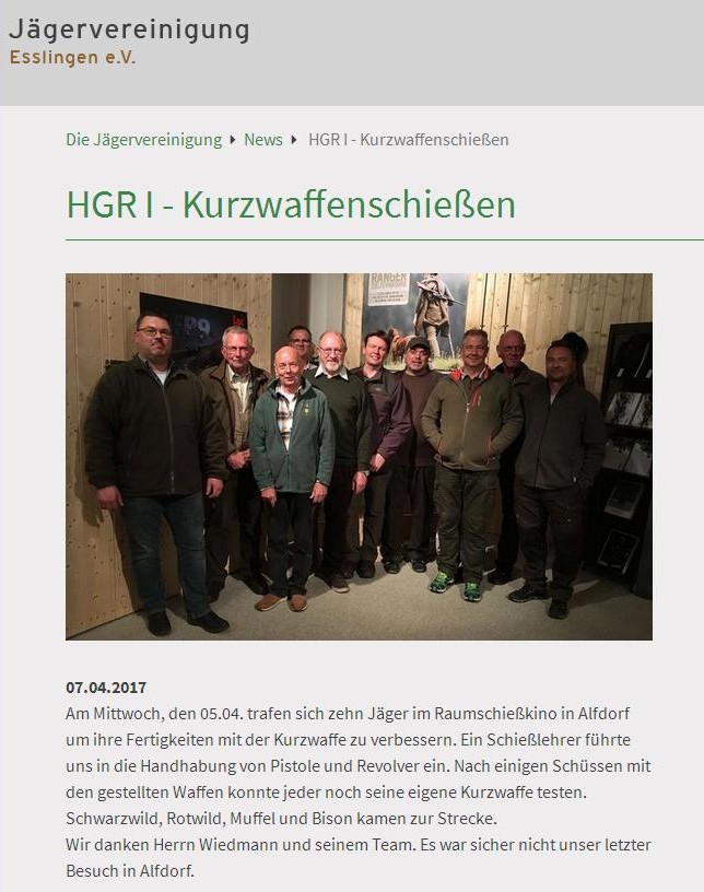 Jägervereinigung Esslingen