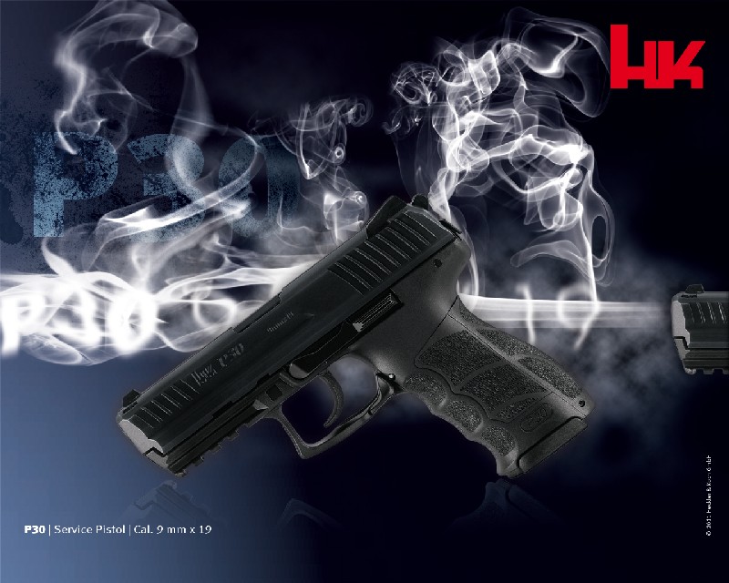 Pistole 30 Kaliber 9 mm von Heckler & Koch