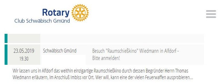Rotarier-Treffen