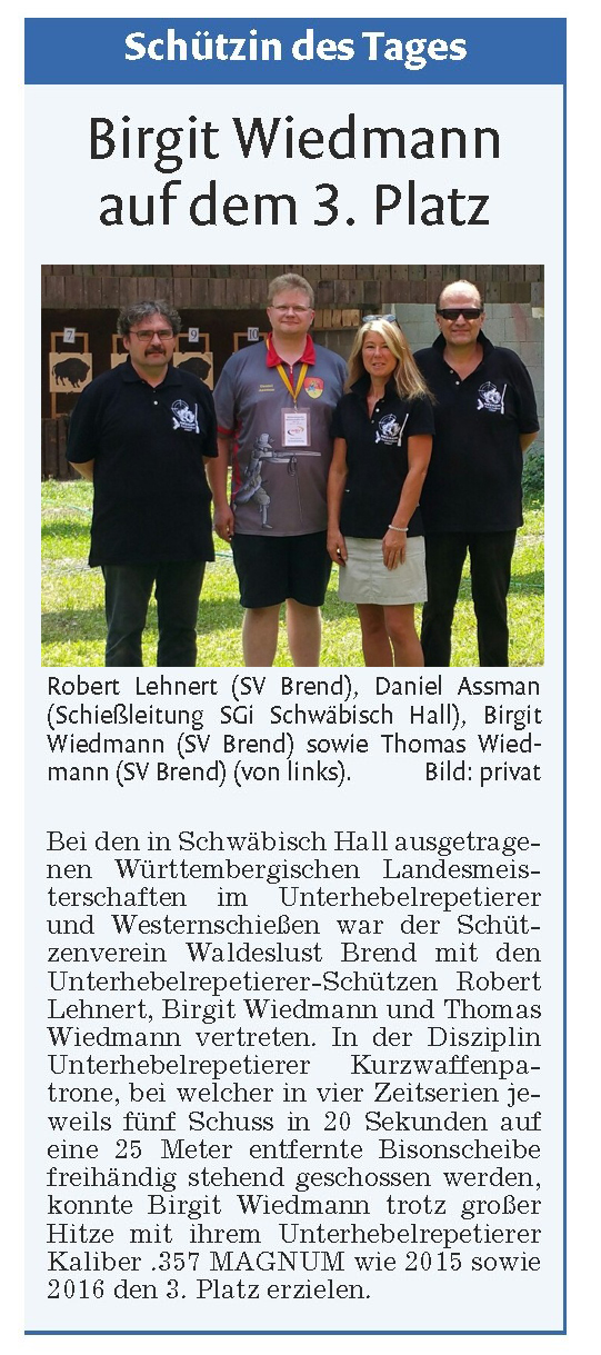 Welzheimer-Zeitung 20. Juli 2017